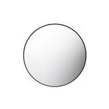 Bianca Round Framed Mirror - Black