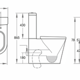 Vivid Tornado Toilet Suite