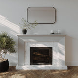 MODERN SOFT RECTANGLE: ROUNDED RECTANGLE WALL MIRROR