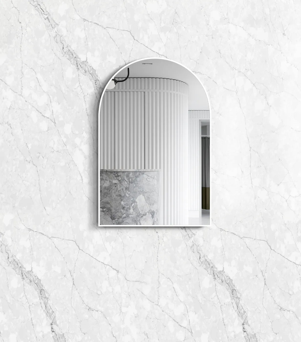 Archie 900mm x 600mm Metal Framed Mirror
