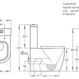 Avis Compact Toilet Suite