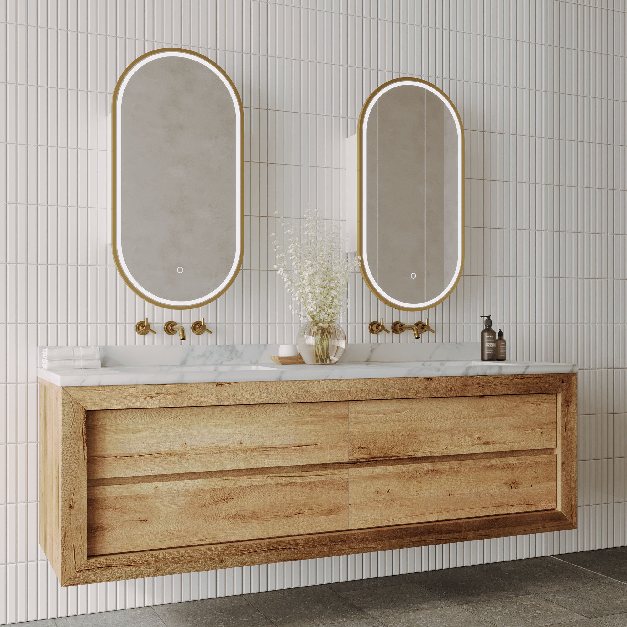 CAPSULE LED SHAVING CABINET