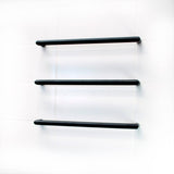 Low Voltage Single Round Bar 500 mm Matt Black