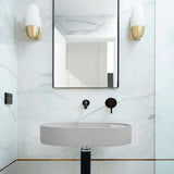 SHELF OVAL BASIN-WALL MOUNT
