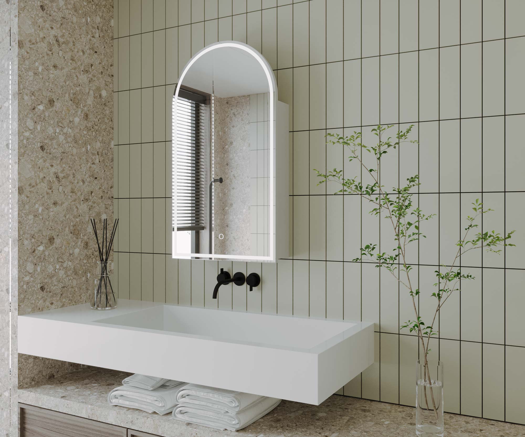 BLANCA LED SHAVING CABINET