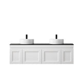 Hampton Mark II 1500mm Satin White Wall Hung Vanity