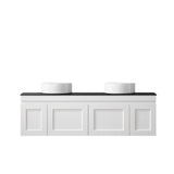 Hampton Mark II 1500mm Satin White Wall Hung Vanity