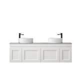 Hampton Mark II 1500mm Satin White Wall Hung Vanity