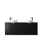 Marlo 1500mm Matte Black Wall Hung Vanity