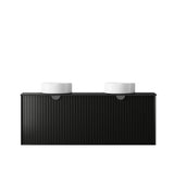 Marlo 1500mm Matte Black Wall Hung Vanity