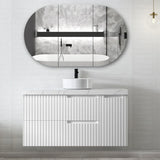 Noosa 1200mm Satin White Wall Hung Vanity