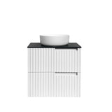 Noosa 600mm Satin White Wall Hung Vanity