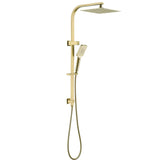 Taran Twin Shower On Rail Top Inlet Square
