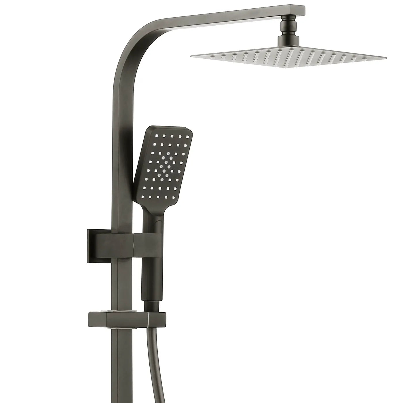 Taran Twin Shower On Rail Top Inlet Square