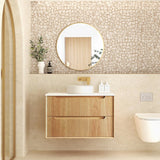 Byron Fluted 900mm Woodland Oak Wall Hung Vanity
