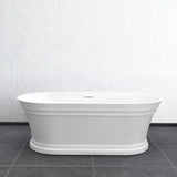 Hampton Freestanding Bathtub with Overflow - 1500mm