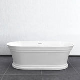 Hampton Freestanding Bathtub with Overflow - 1700mm