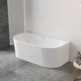 Attica Noosa Fluted BTW Multi-fit Bath with Overflow