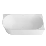 Attica Celine Corner Bath with Overflow