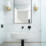 SHELF OVAL BASIN-WALL MOUNT