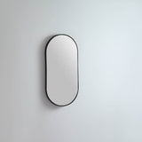 MODERN OBLONG MIRROR WITH PORTABLE MAGNIFIER