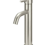 Round Tall Basin Mixer Curved