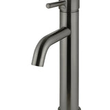 Round Tall Basin Mixer Curved