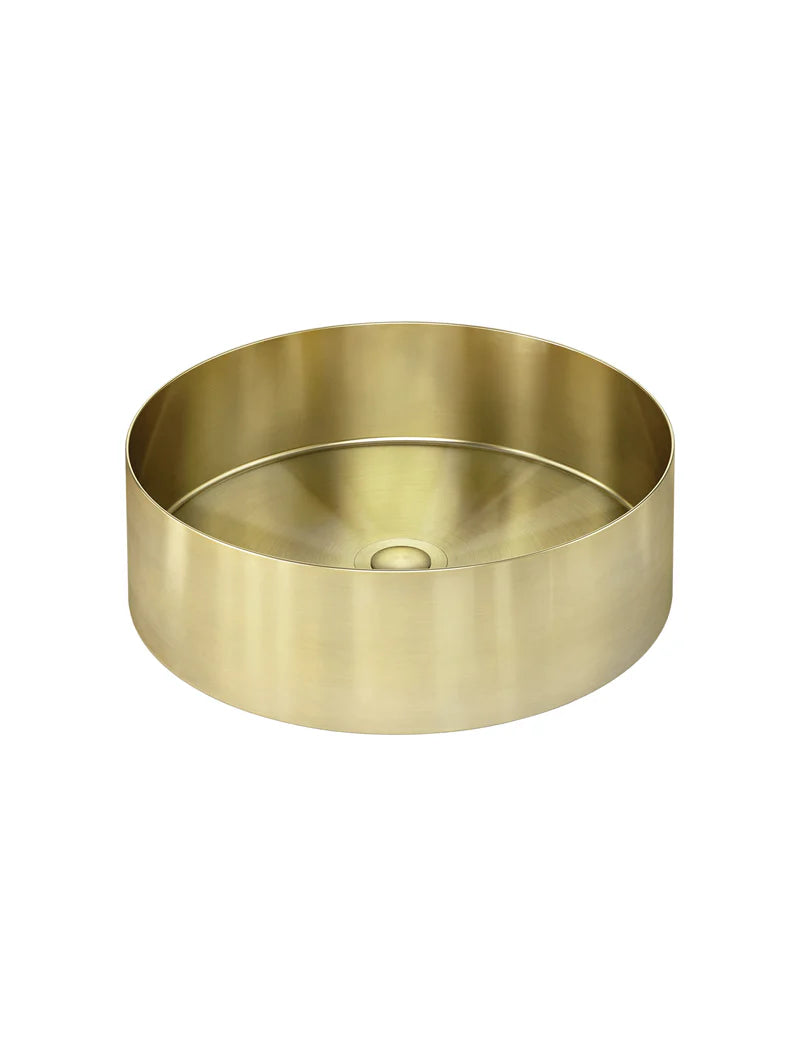 Lavello Round Steel Bathroom Basin 380 x 110