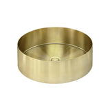 Lavello Round Steel Bathroom Basin 380 x 110