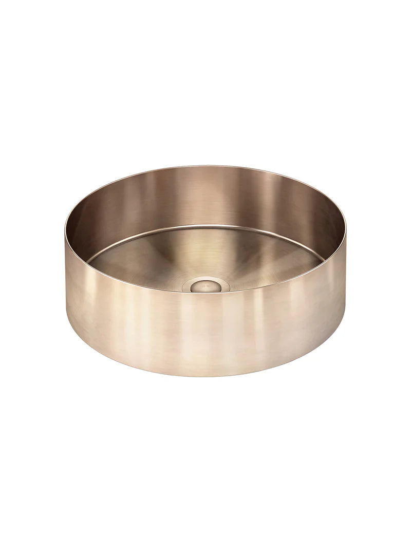 Lavello Round Steel Bathroom Basin 380 x 110