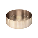 Lavello Round Steel Bathroom Basin 380 x 110