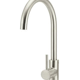 Round Gooseneck Kitchen Mixer Tap