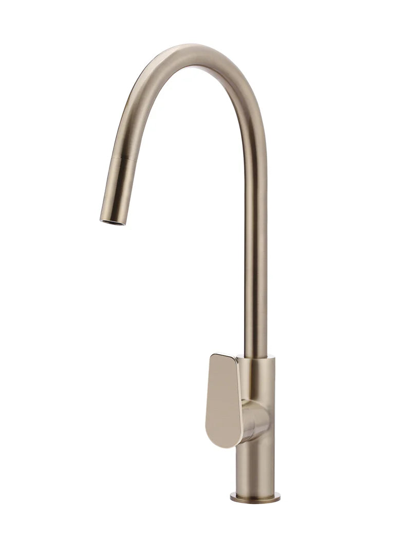 Round Paddle Piccola Pull Out Kitchen Mixer Tap