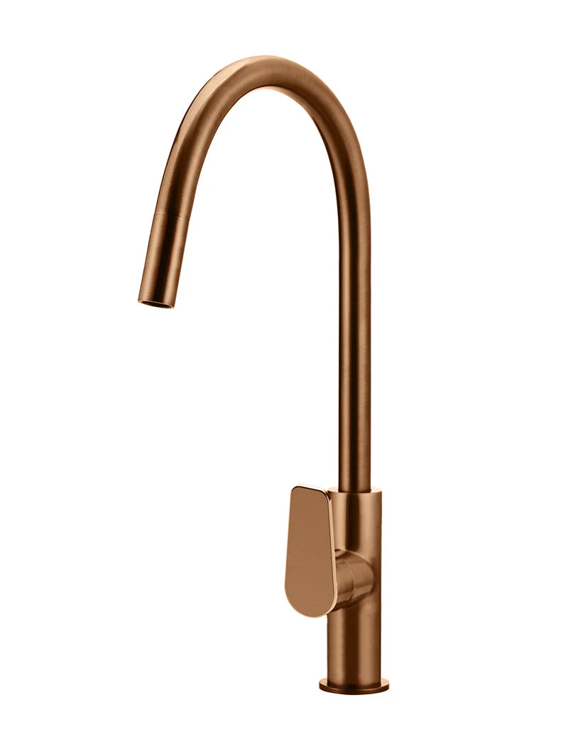 Round Paddle Piccola Pull Out Kitchen Mixer Tap