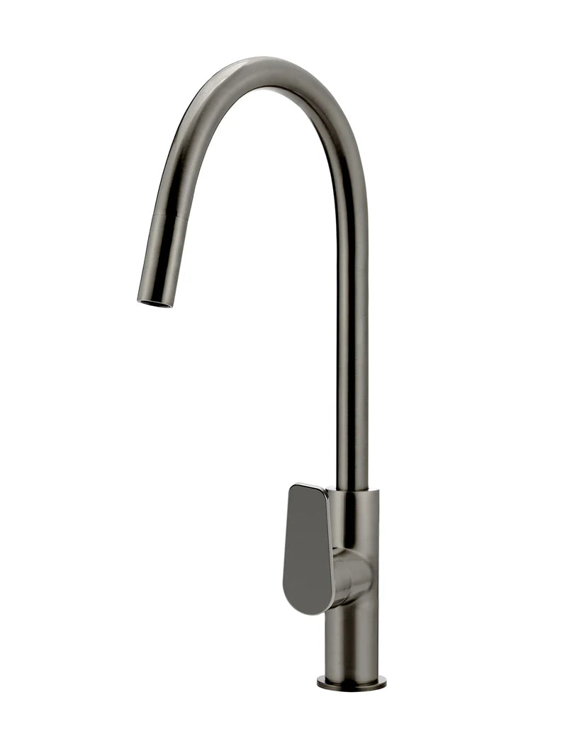 Round Paddle Piccola Pull Out Kitchen Mixer Tap