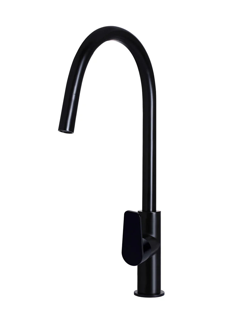 Round Paddle Piccola Pull Out Kitchen Mixer Tap