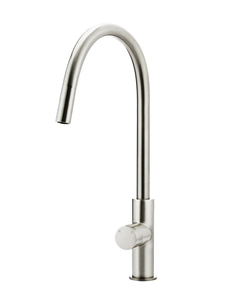 Round Pinless Piccola Pull Out Kitchen Mixer Tap