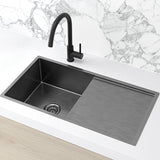 Lavello Kitchen Sink - Single Bowl & Drainboard 840 x 440