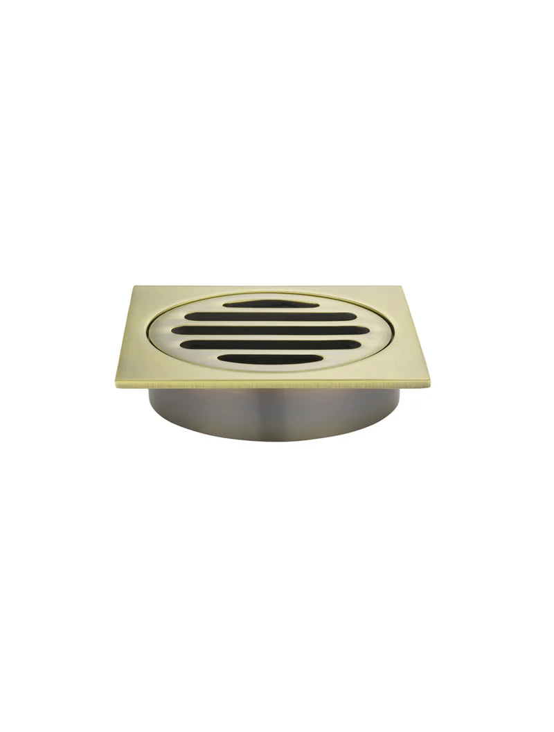 Square Floor Grate Shower Drain 80mm outlet