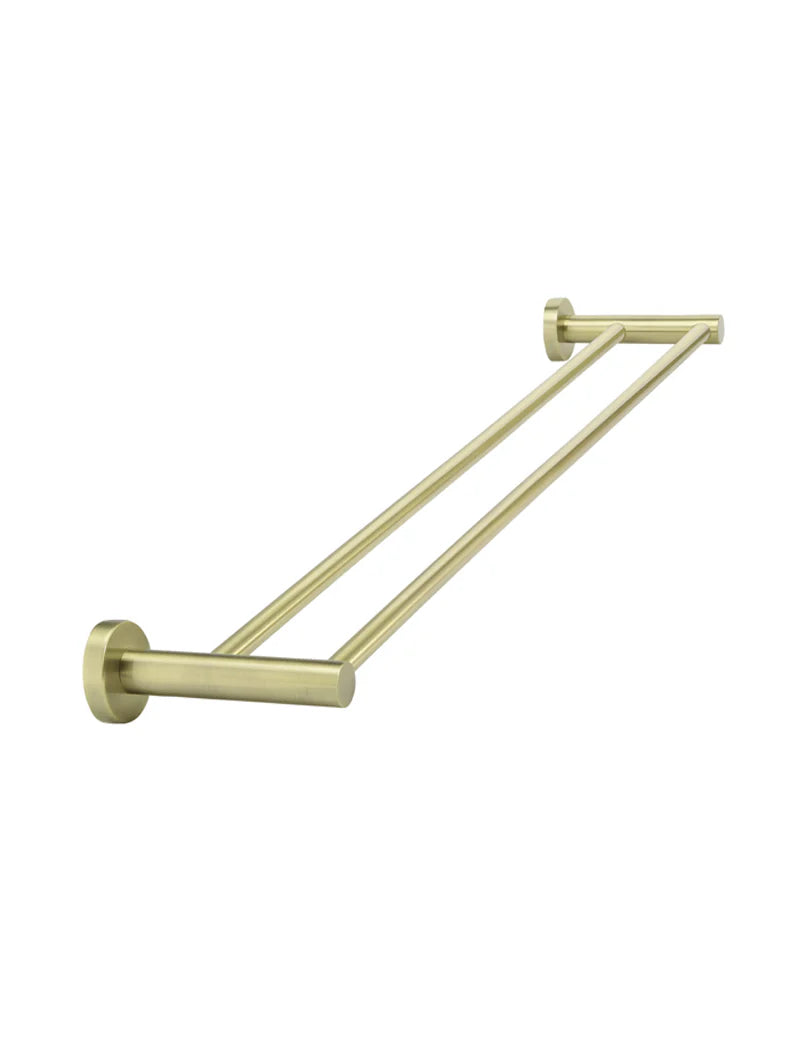 Round Double Towel Rail 600mm