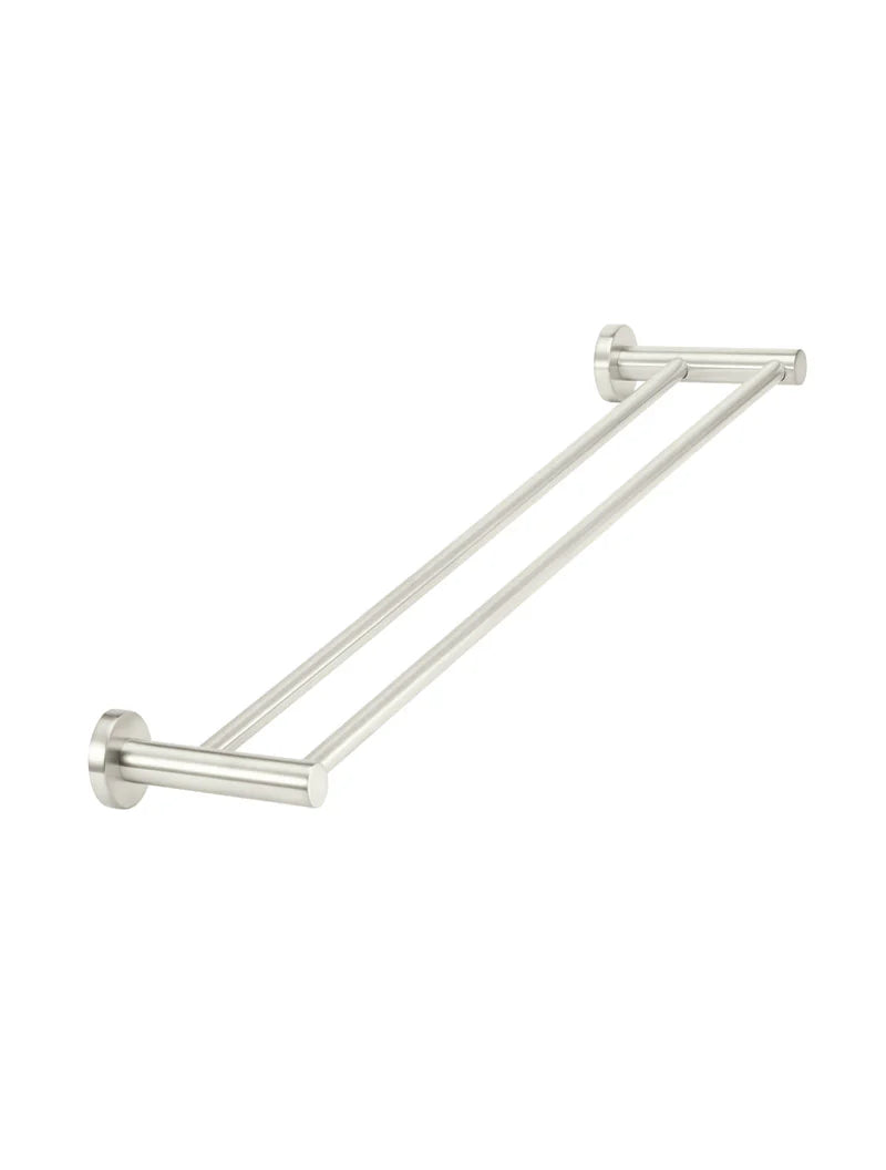 Round Double Towel Rail 600mm