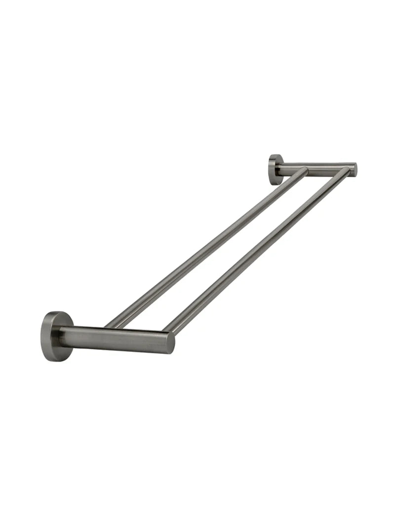 Round Double Towel Rail 600mm
