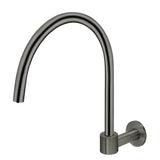 Round High-Rise Swivel Wall Spout