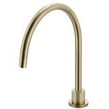 Round Gooseneck High-Rise Swivel Hob Spout