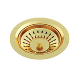 Lavello Sink Strainer and Waste Plug Basket with Stopper