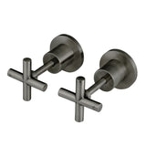 Round Cross Handle Jumper Valve Wall Top Assemblies