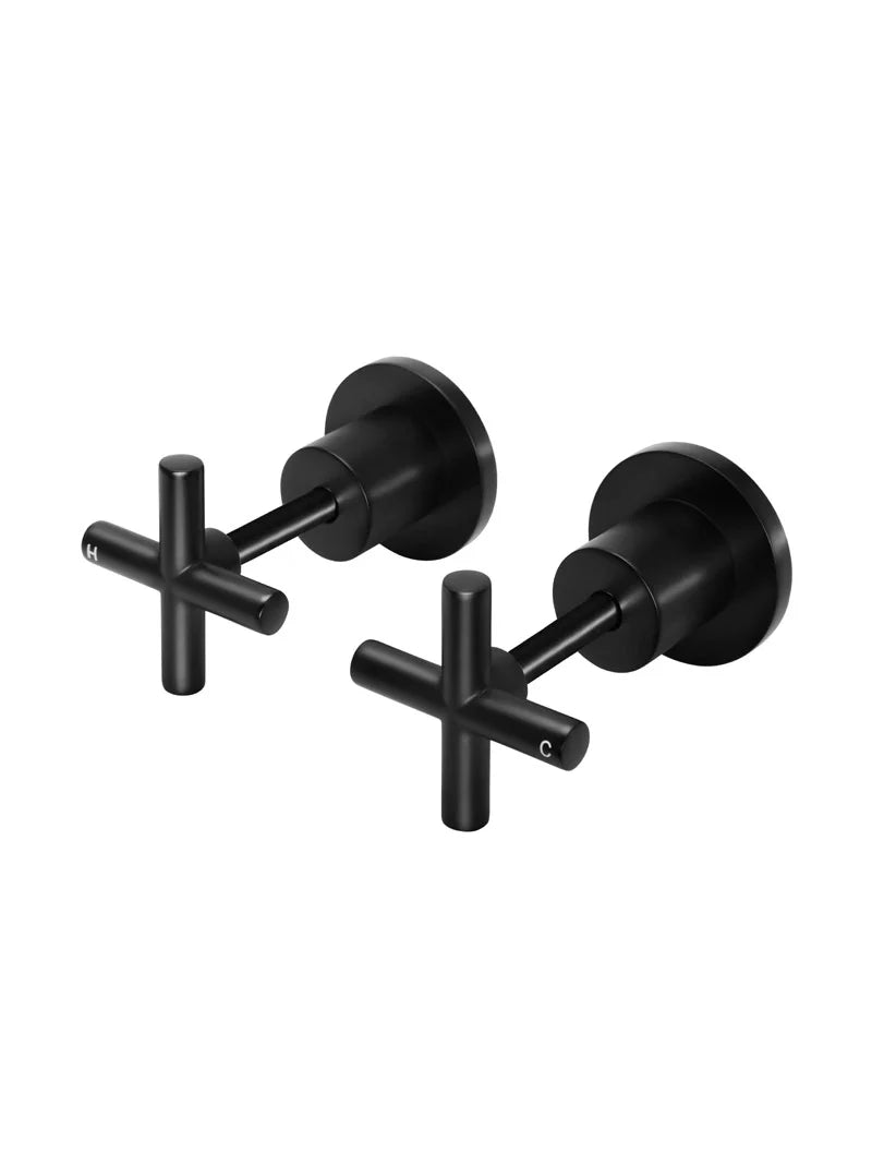 Round Cross Handle Jumper Valve Wall Top Assemblies