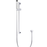 ROUND HAND SHOWER ON RAIL COLUMN
