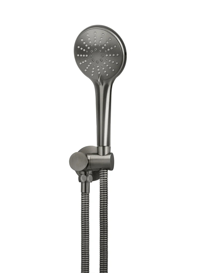ROUND HAND SHOWER ON SWIVEL BRACKET