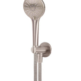 ROUND THREE FUNCTION HAND SHOWER ON FIXED BRACKET